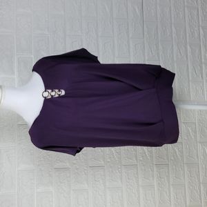 Auw Purple blouse Size Medium